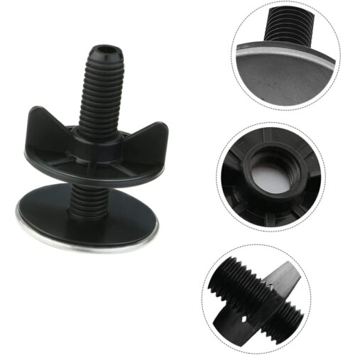 Lot de 4 cache-éviers décoratifs en acier inoxydable pour trous d'évier de cuisine 1