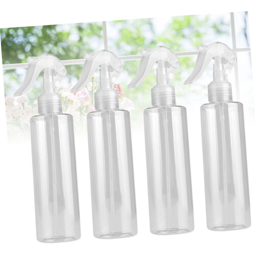 4Pcs 200Ml Water Spray Bottle Set, Refillable Plastic Spray Bottles 2