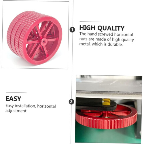 Printed Leveling Nut Kit for Printer Hand Leveling Kit DIY Printer Parts Metal Material Suitable