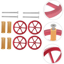 Gedrucktes Nivelliermuttern-Set für Drucker, Handnivellierungsset, DIY-Druckerteile, Metallmaterial, geeignet