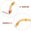 4pcs Replaceable Teapot Grip Bamboo and Metal Kettle Handles Strong Support Easy to Install Suitable 3