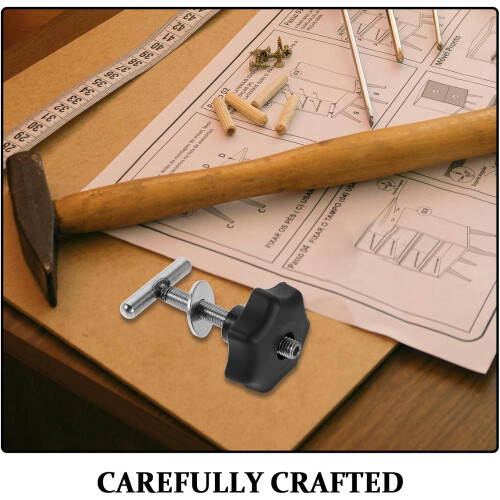 4pcs Guide Rail Fixing Bolts for Patio Swing Parts Plastic Handle Grip Screw-Handle Knobs 2