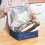 Sac isotherme bleu portable pour plats à four 4