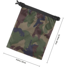 5 bolsas impermeables secas para camping, bolsas de almacenamiento multiusos para actividades al aire libre como rafting y kayak, para guardar ropa.
