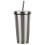 Bicchiere termico in acciaio inox con coperchio antigoccia e cannuccia 2