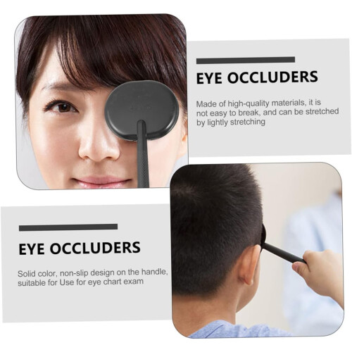 Ensemble de 4 cuillères occlusives manuelles pour tests d'acuité visuelle 1