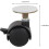 4pcs Small Adhesive Wheels Mini Sticky Pulley Casters Rotation for Table Trash Can 5