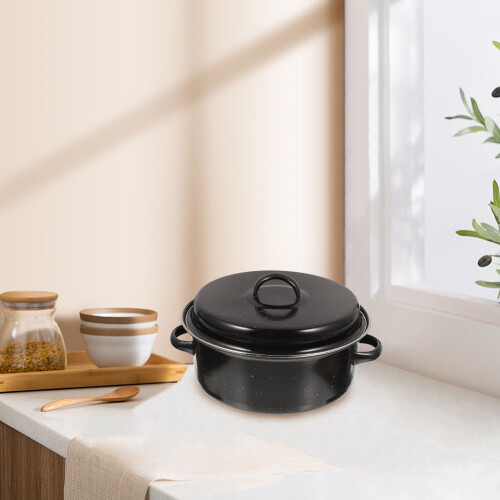 Roasting Pan with Lid and Rack 16x13x5 inches 1