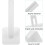 5pcs Wall Hat Holder Wall Hat Organizer L-Shaped Premium Acrylic Material Adhesive 3