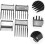 Professional Clipper Guards Replacement 4pcs Set (3mm 6mm 9mm 12mm) 6