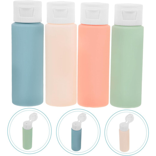 4pcs Refillable Squeeze Shampoo Bottle Empty Lotion Dispenser Travel Bottles 1