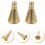 4pcs Incense Cones Moulds Incense Mold Copper Cone Shape Portable Press The Shape Tool 8