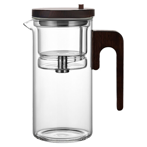 Tesil i rustfritt stål, tekanne i glass, 1 l 1