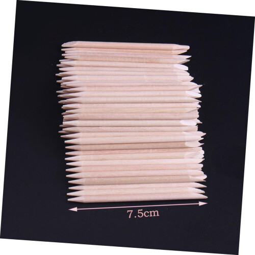 500pcs Essential Manicure Tool Beauty Wood Sticks Multi-function Wax Applicator Sticks Cuticle for Finish 1