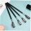 Metal Eyelash Comb and Lash Separator Tool 4pcs Long Handle Eye Lash Separation Brush 2