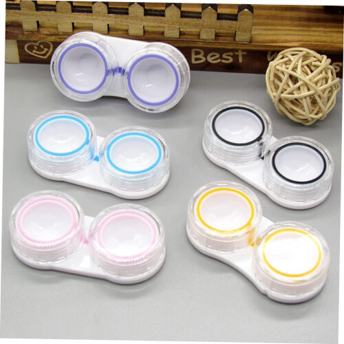 45pcs Portable Leak Lens Box Dual Storage Case 1