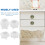 DIY Silicone Drawer Knob Molds Set Screws for Resin Handle Making, 4pcs Polyhedral Mold Kit 5