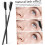 Metal Eyelash Comb and Lash Separator Tool 4pcs Long Handle Eye Lash Separation Brush 4