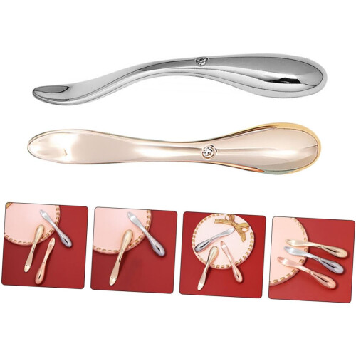 Lot de 2 bâtonnets de massage pour les yeux et le visage (rouge) 2