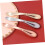 Lot de 2 bâtonnets de massage pour les yeux et le visage (rouge) 4
