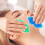 4pcs Lip-shaped Cooling Ice Pack Gel Pouches Reusable Eye Brightening Gel 6