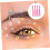 Ensemble de 4 pinces à épiler pour sourcils, peigne et brosse biseautée 4