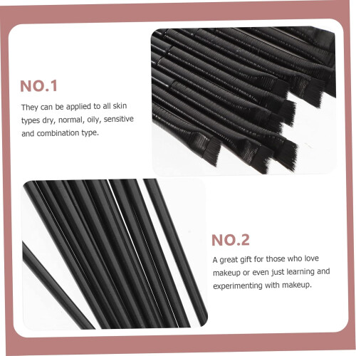 48pcs Eyeliner Angled Brow Brush for Eye Makeup for Eyeshadow Application Professional Makeup Tools 2