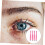 4pcs Eyebrow Clamp Tweezer Comb and Angled Slant 8