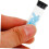4sets Replacement Ear Spoon Tips Ear Cover for Wax Removal Silicone Tips Refills Supplies 3