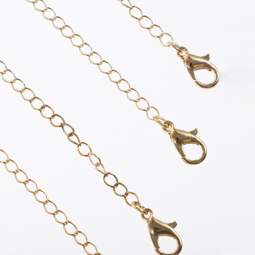 Lot de 4 rallonges de collier avec fermoir mousqueton. 2