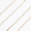 Lot de 4 rallonges de collier avec fermoir mousqueton. 6