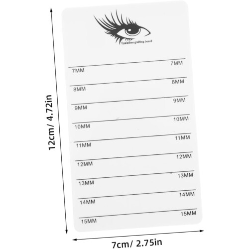 4pcs Acrylic Eyelash Extensions Tray with Stable Stand Handheld Lash Holder False Lash Pallet Display Board 1