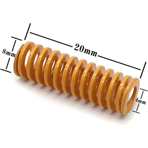 3D Printer Heated Bed Spring Leveling Kit for Ender-3 High Strength Adjustment Nut Plastic 2
