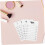 4pcs Acrylic Eyelash Extensions Tray with Stable Stand Handheld Lash Holder False Lash Pallet Display Board 6