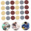 360sheets Sanding Discs Abrasive Discs Grit Hook and Loop Sanding Pads for Automotive Fine Sandpaper 7