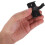 Cabinet Kickboard Clips with Semi Circular Opening 40 Sets Adjustable Black Abs 3
