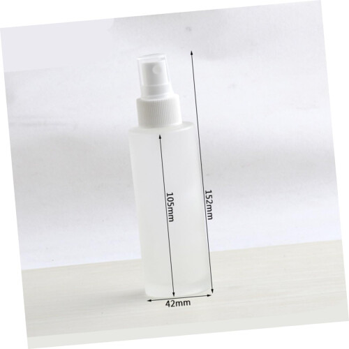 4pcs Frosted Empty Spray Bottle Glass Makeup Refillable Cosmetic Container 1