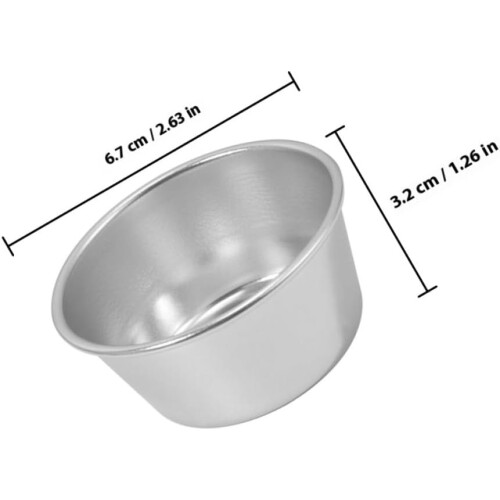 Ensemble de 4 moules à pudding en alliage d'aluminium antiadhésif, accessoires de cuisson multifonctions. 1