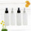 4pcs Frosted Empty Spray Bottle Glass Makeup Refillable Cosmetic Container 7