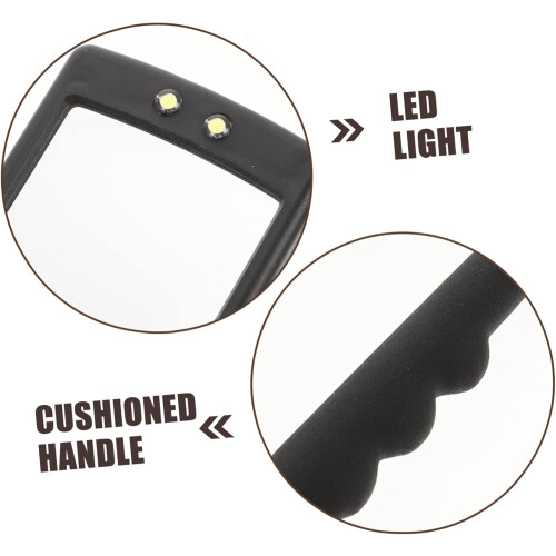 4pcs Telescoping Inspection Mirror LED Light Flexible Mirror 1