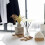 Lot de 4 bâtonnets diffuseurs de parfum en forme de fleur, en rotin et PE. 4