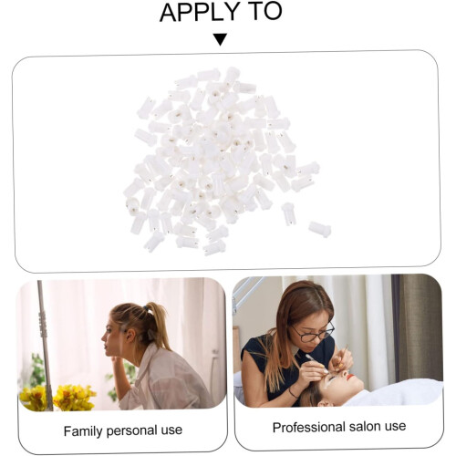 500 embouts de colle pour extensions de cils, recharges pour flacons de colle et extensions de cils 2