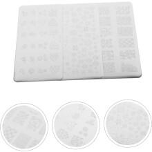 3-delige set nagelstempels voor Franse nagels