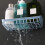 Kitchen sink suction cup draining basket for sponge and 4