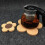 4pcs Coaster Pad Flower Pattern Coasters 4.7x4.7x0.4inch Cork Wood Creative Style Non-Slip Surface Protector 7