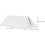 4pcs Partition Stand Screen Feet Support Bracket Base for 4mm Thick Divider Panels 2