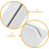 4pcs Partition Stand Screen Feet Support Bracket Base for 4mm Thick Divider Panels 3