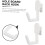 40 Pcs Hook up Wall Hanging Hooks Peg Case Peg Boards for Walls Grid Wall Hook Storage Clothes 6