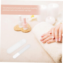4 sets nano glazen nagelvijlen met ronde punt voor manicure