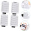 Lot de 4 plateaux portables en acrylique pour extensions de cils, à utiliser en studio. 8